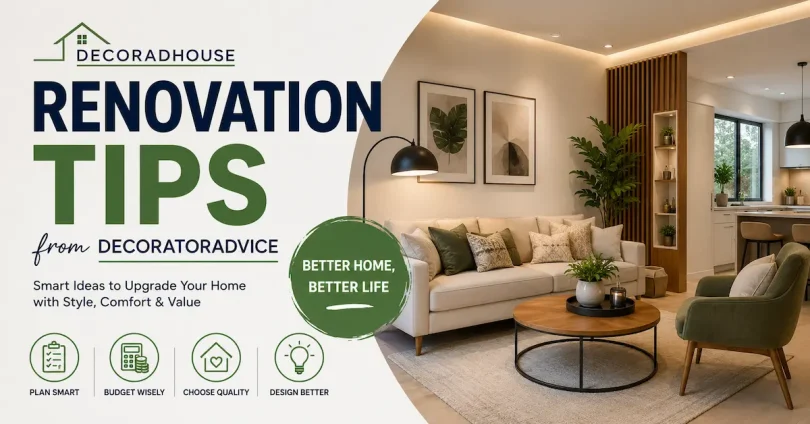 decoradhouse renovation tips from decoratoradvice
