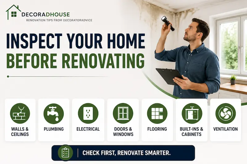 inspect your home berfore renovating