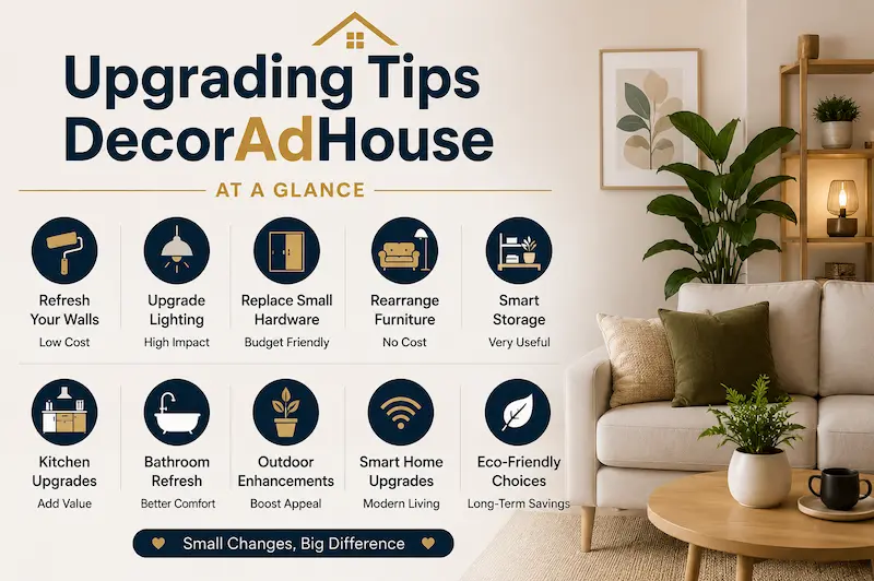 upgrading tips decoradhouse at a glance