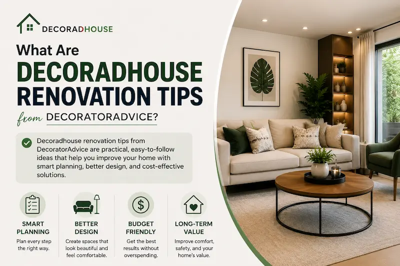 what are decoradhouse renovation tips from decoratoradvice